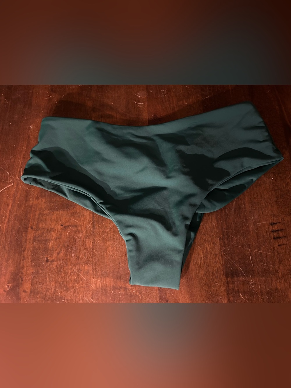 NWOT Sexy Dark Green Scrunchy Style Booty Short